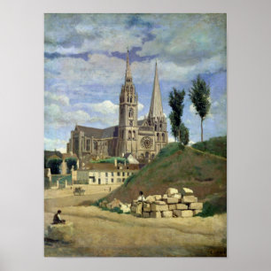 Póster Chartres Cathedral, 1830