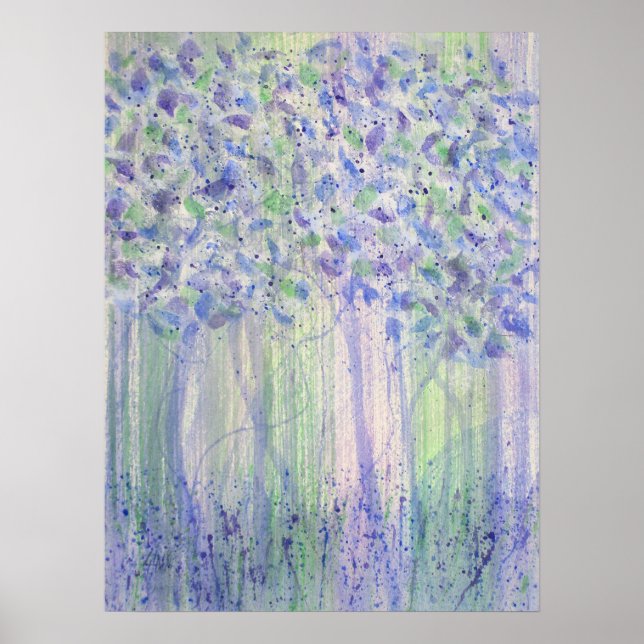 Póster Chartreuse Figs Watercolor (Frente)