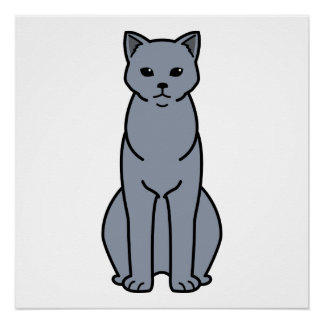 Póster Chartreux Cat Personalizado