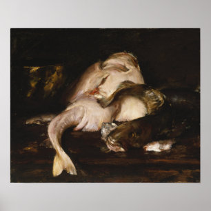 Póster Chase - Bodegón de peces