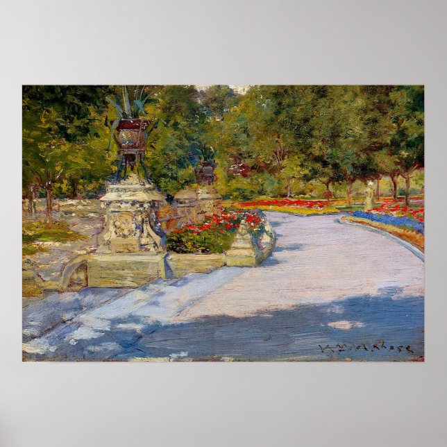 Póster Chase - Prospect Park 1886 (Frente)