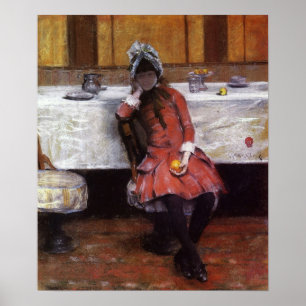 Póster Chase - Young Girl On Ocean Steamer 1883