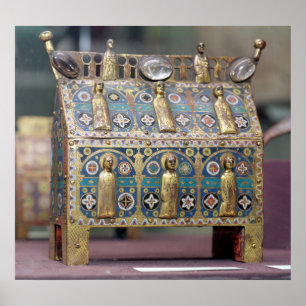 Póster Chasse del relicario, Limoges, c.1200-50