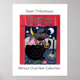 Póster Chat Noir dans les Desguisement