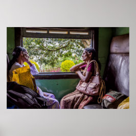 Póster Chateando en el tren