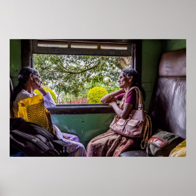 Póster Chateando en el tren (Frente)