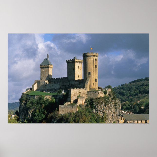 Póster Chateau Comtal Castillo de los Condes de (Frente)