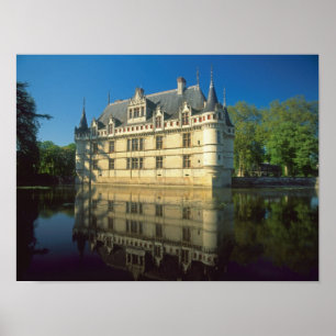 Póster Chateau de Azay-le-Rideau, Indre-et-Loire,