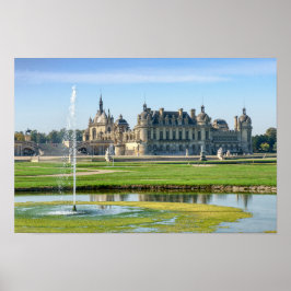 Póster Chateau de Chantilly y el jardín Le Notre - Franci