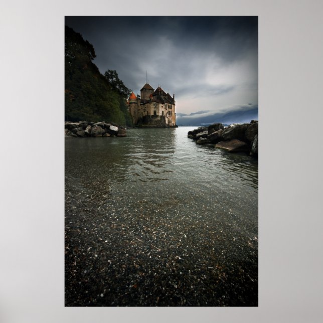 Póster Chateau de Chillon (Frente)