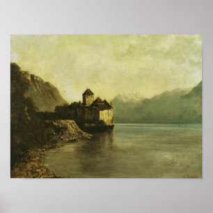 Póster Chateau de Chillon, 1874
