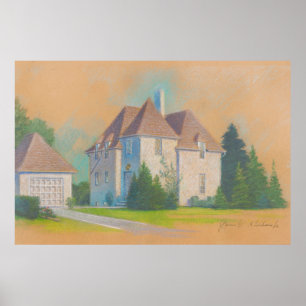 Póster Chateau Fleur-de-Lis - Kulhanek (1969)