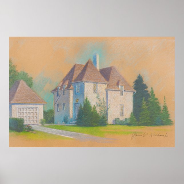 Póster Chateau Fleur-de-Lis - Kulhanek (1969) (Frente)