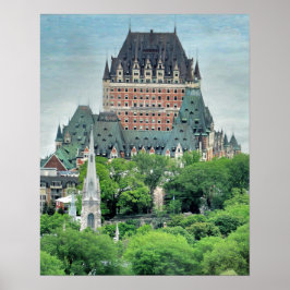 Póster Chateau Frontenac Quebec