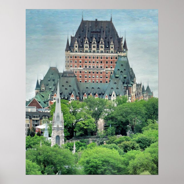 Póster Chateau Frontenac Quebec (Frente)
