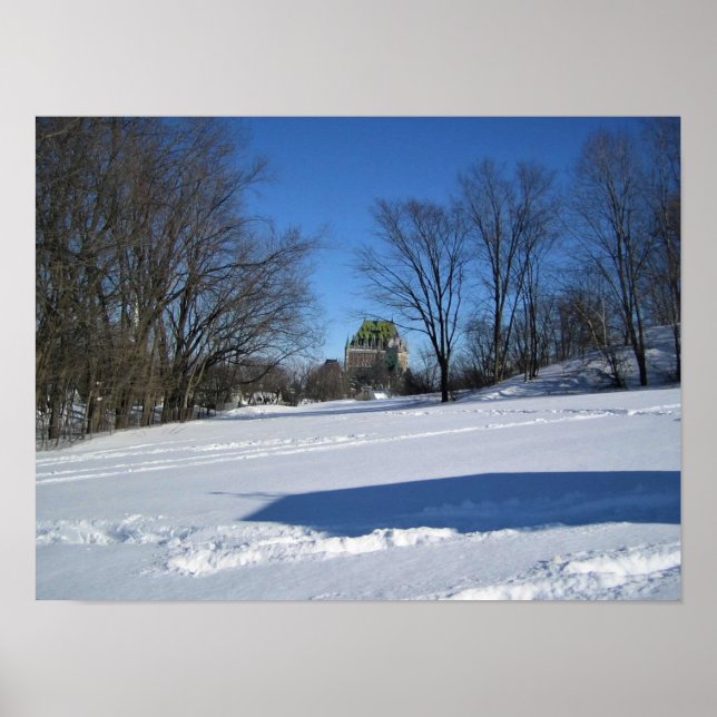 Póster Chateau Frontenac, Quebec, Canadá (Frente)