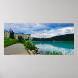 Póster Chateau Lake Louise Alberta Canadá