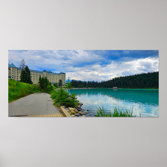 Póster Chateau Lake Louise Alberta Canadá (Frente)