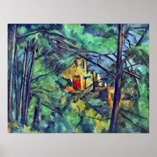 Póster Chateau Noir por Paul Cezanne