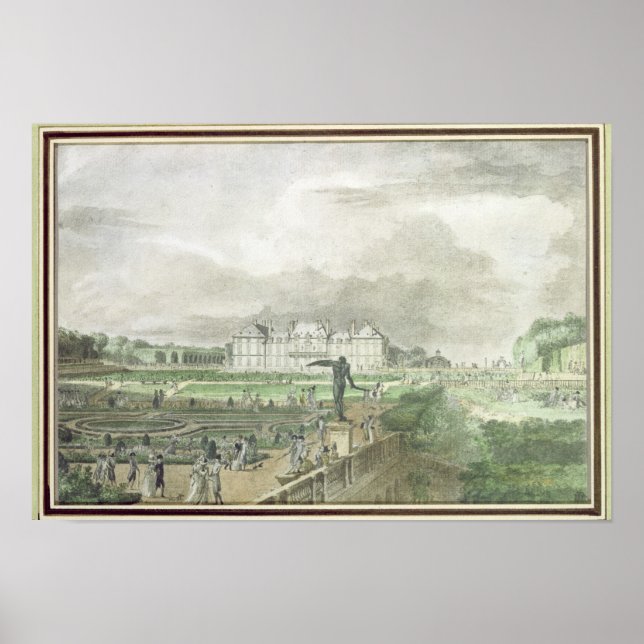 Póster Chateau y Jardín de Sceaux (Frente)