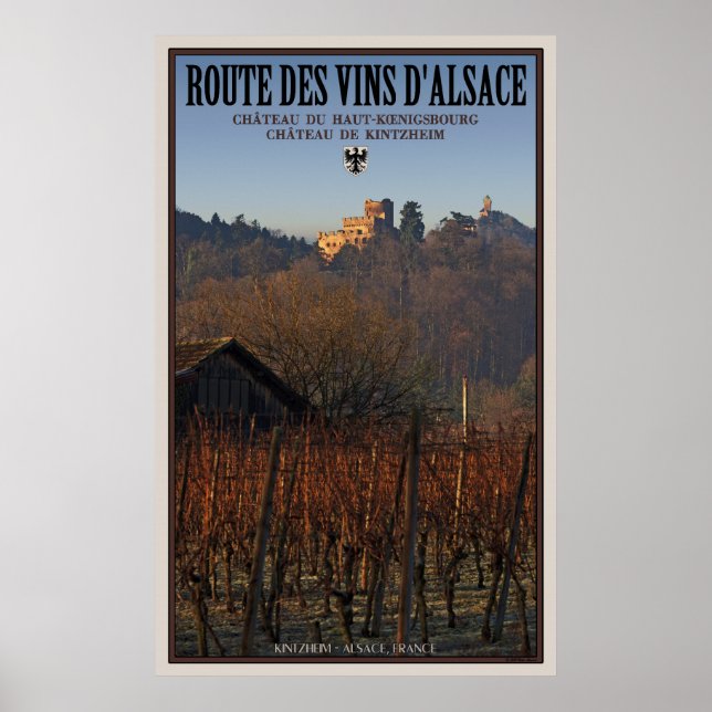 Póster Chateaus Kintzheim y Koenigsbourg (Frente)