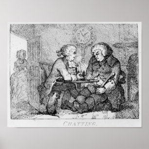 Póster Chateo, ilustracion