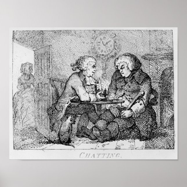 Póster Chateo, ilustracion (Frente)