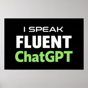 Póster ChatGPT Divertido