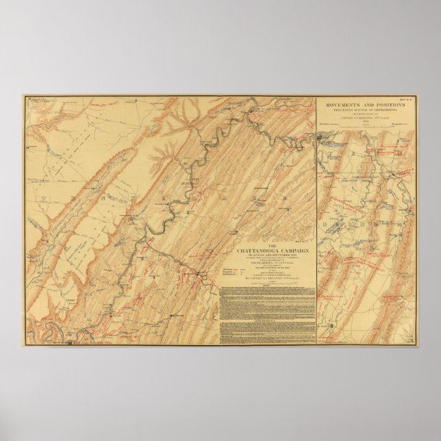 Póster Chattanooga, Tennessee (Frente)