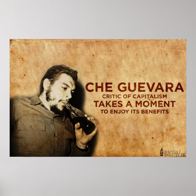 Póster Che Guevara - Crítico del capitalismo (Frente)