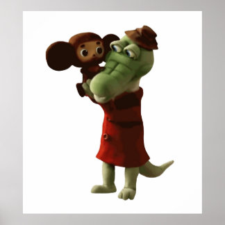 Póster Cheburashka Gena