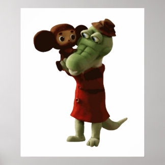 Póster Cheburashka Gena