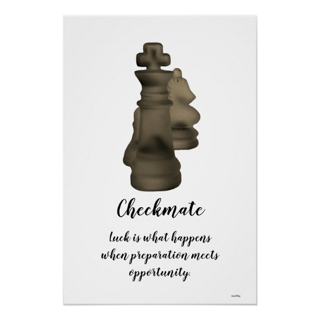 Poster Checkmate (Anverso)
