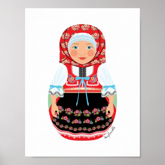 Póster checo de Matryoshka (Frente)