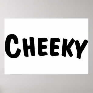 Póster Cheeky