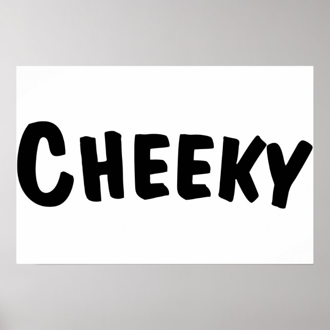 Póster Cheeky (Frente)