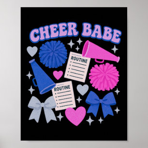 Póster Cheer Be Coquette Rutina de Porristas Gráfico