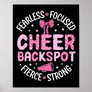 Póster Cheer Ckspot Intrépido Enfocado Feroz Porristas