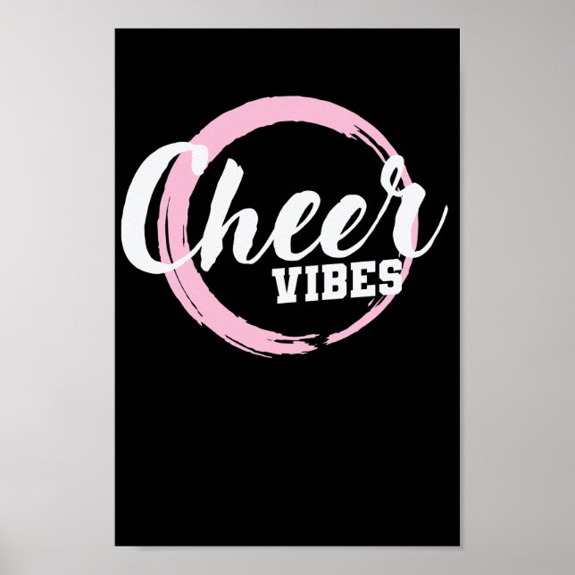 Póster Cheer Vibes animador Sport turnen anfeuern (Frente)