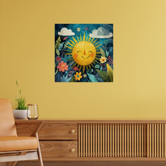 Póster Cheerful Sun Overlooking Garden (Salón 2)