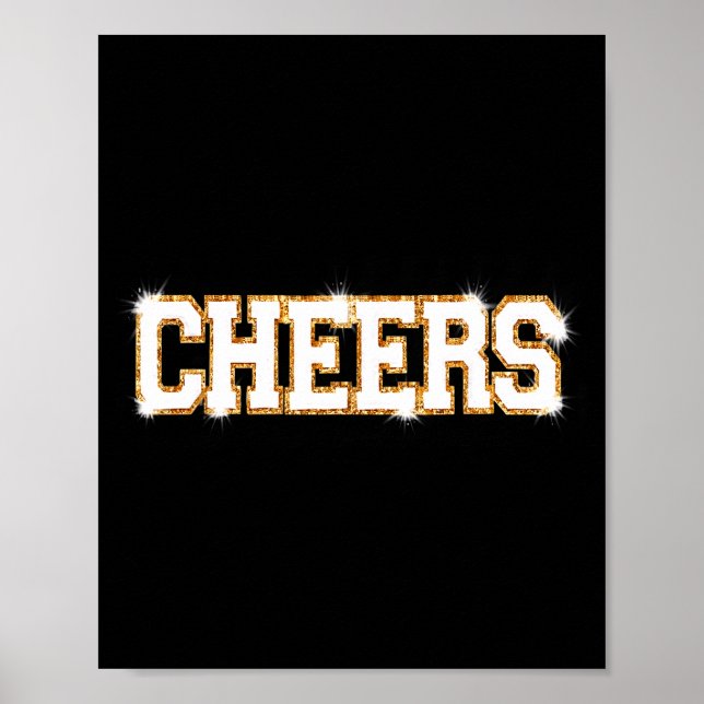 Póster Cheers Happy New Year Celebration New Years Eve Pa (Frente)