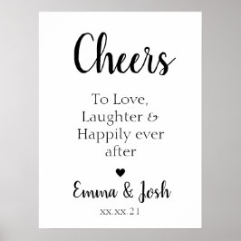 Póster Cheers to Love Wedding