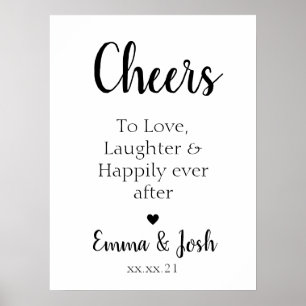Póster Cheers to Love Wedding