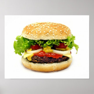 Póster Cheeseburger