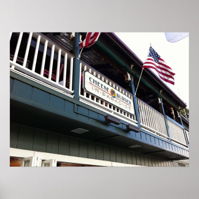 Póster Cheeseburger en Paraíso, Lahaina, Maui, Hawaii (Frente)