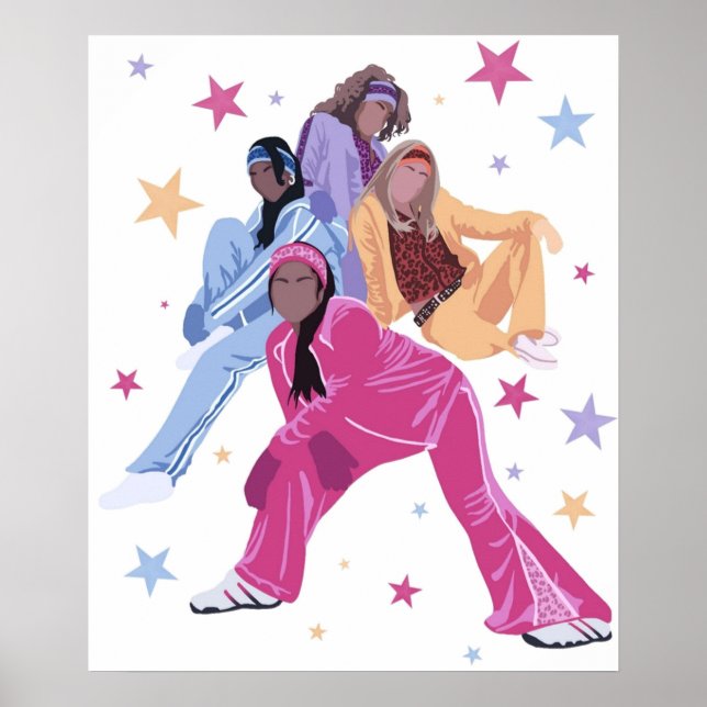 Póster Cheetah girls 2000s nostalgia raven symone  (Frente)