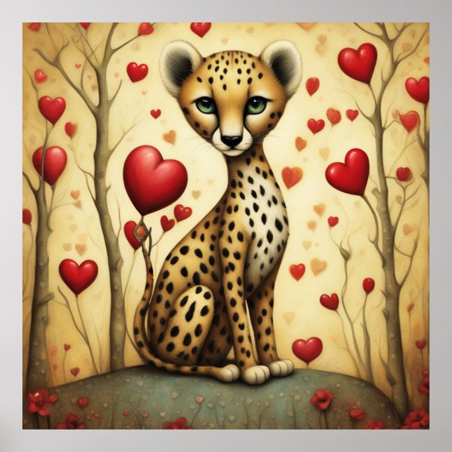 Póster Cheetah Love 3 (Frente)