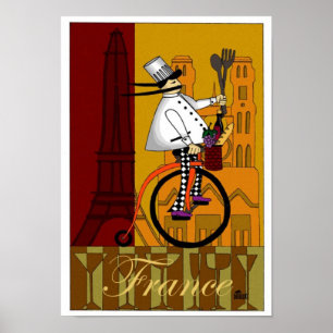 PÓSTER CHEF DE FRANCIA EN 2008