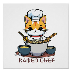 Póster Chef de Ramen