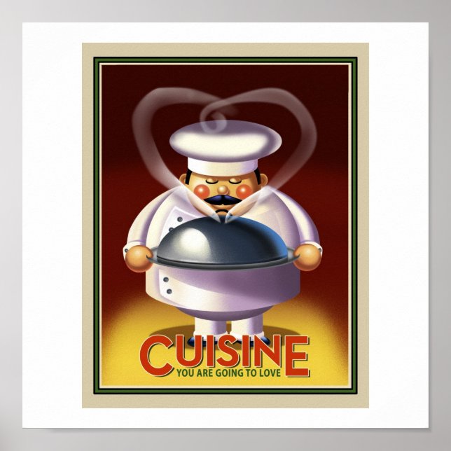 Póster Chef francés (Frente)